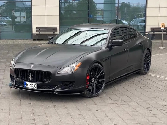 Maserati Quattroporte cena 170000 przebieg: 105264, rok produkcji 2015 z Warszawa małe 497